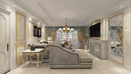 歐式華宅，典雅綻放——武頤家園219平米四居室室內(nèi)裝飾設(shè)計(jì)